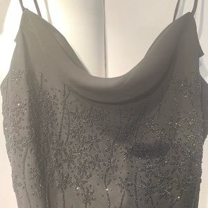 Daiana Black Beaded Dress NWT